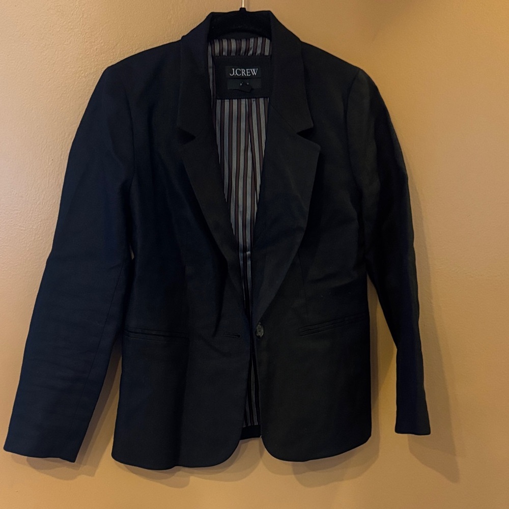 J. Crew Black Parke Blazer
